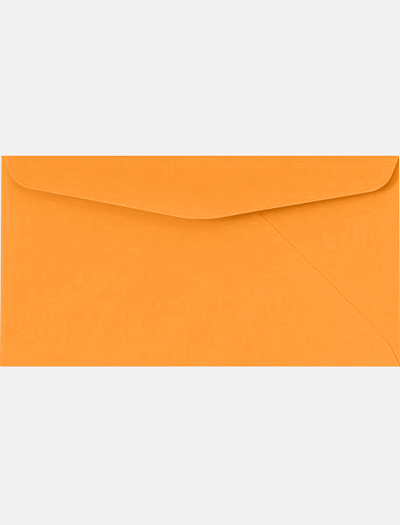 Ultra Orange 24lb #6 3/4 Regular Envelopes (3 5/8 x 6 1/2)
