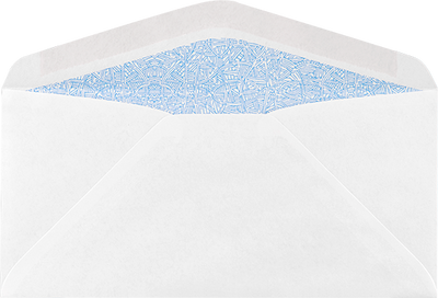 White with Security Tint 24lb #7 Regular Envelopes (3 3/4 x 6 3/4)