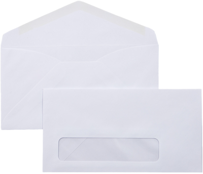 White 24lb #7 1/2 Window Envelopes (3 15/16 x 7 1/2)