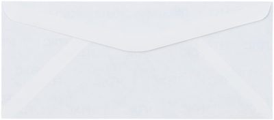 White with FDIC Security Tint 24lb #10 Regular Envelopes (4 1/8 x 9 1/2)