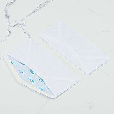 White with FDIC Security Tint 24lb #10 Regular Envelopes (4 1/8 x 9 1/2)