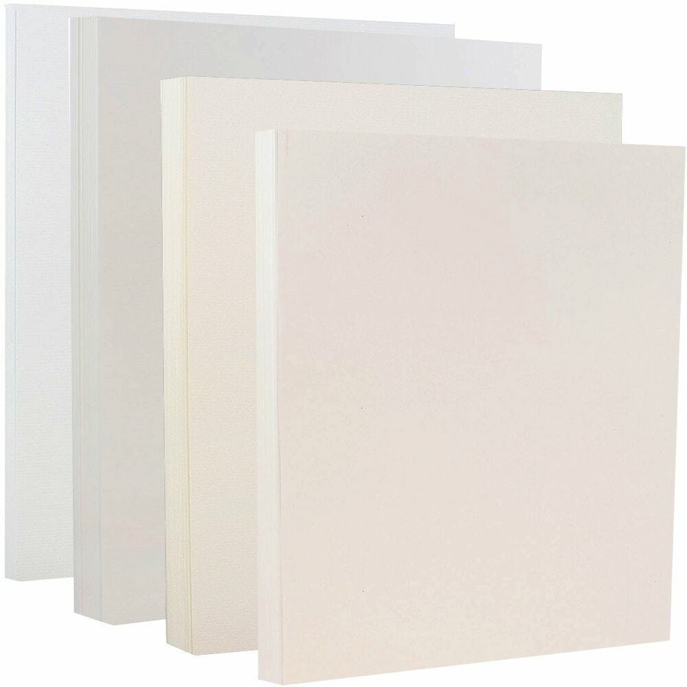 Double Lens Paper Envelope DLE-100 - Plain White, 100MM