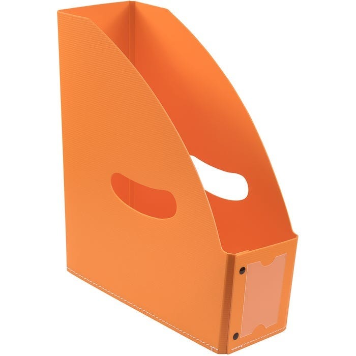 Plastic Magazine File Holder Lime Green