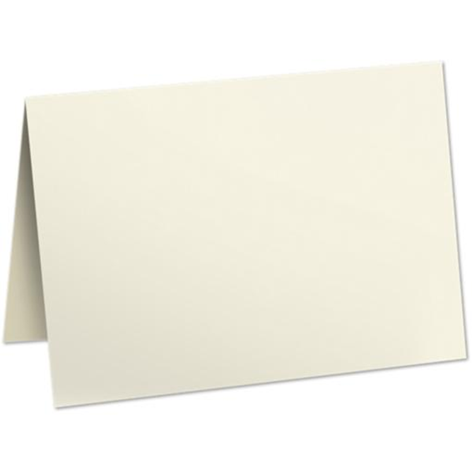 Ivory Blank Heavy Duty Note Cards and Envelopes - Cardstock Weight Paper