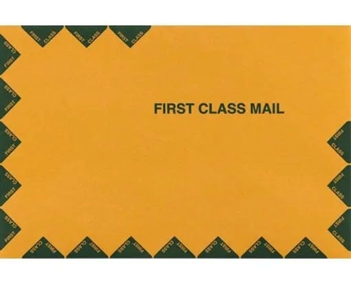 First Class Envelopes