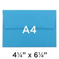 4 Square Window Cards 4x6 w Envelopes