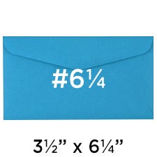 #6 1/4 Envelopes - 3 1/2 x 6